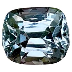 1.26 Carats Gray Loose Burmese Spinel Stone Cushion Cut Natural Gemstone