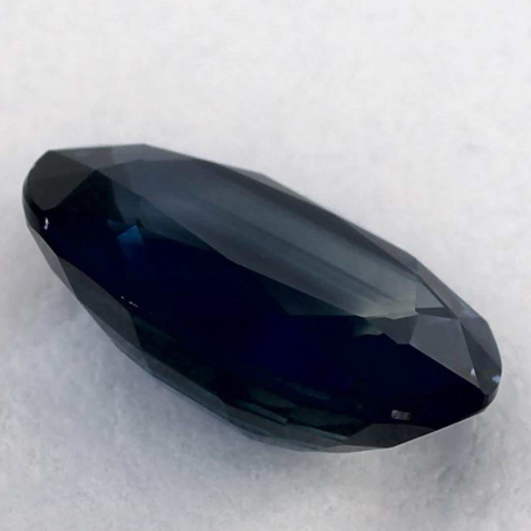 1.26 carati di zaffiro blu ovale sfuso in vendita 1