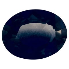 1.26 carati di zaffiro blu ovale sfuso