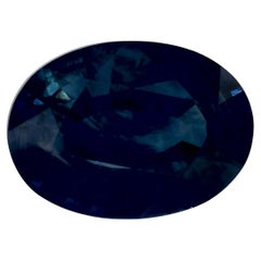 1.26 carati di zaffiro blu ovale sfuso