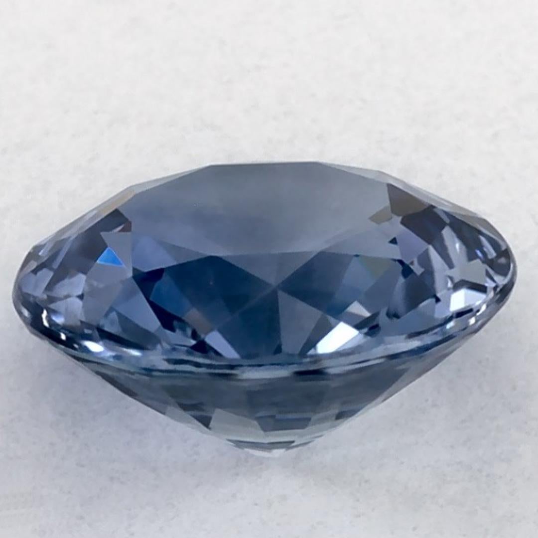 1.26 Karat Blauer runder Saphir, loser Edelstein im Zustand „Neu“ im Angebot in Fort Lee, NJ