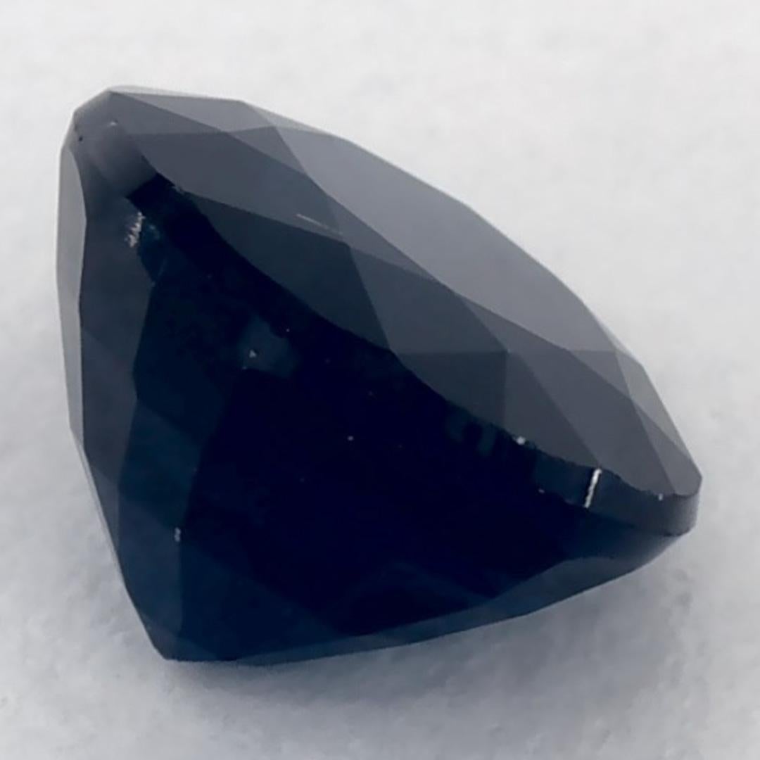 1.26 ct Zafiro Azul Redondo Gema Suelta en venta 1