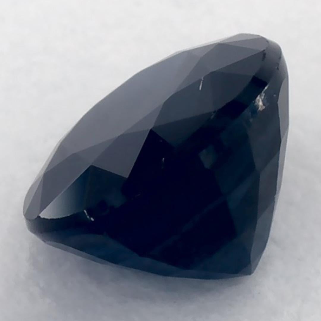 1.26 ct Zafiro Azul Redondo Gema Suelta en venta 2
