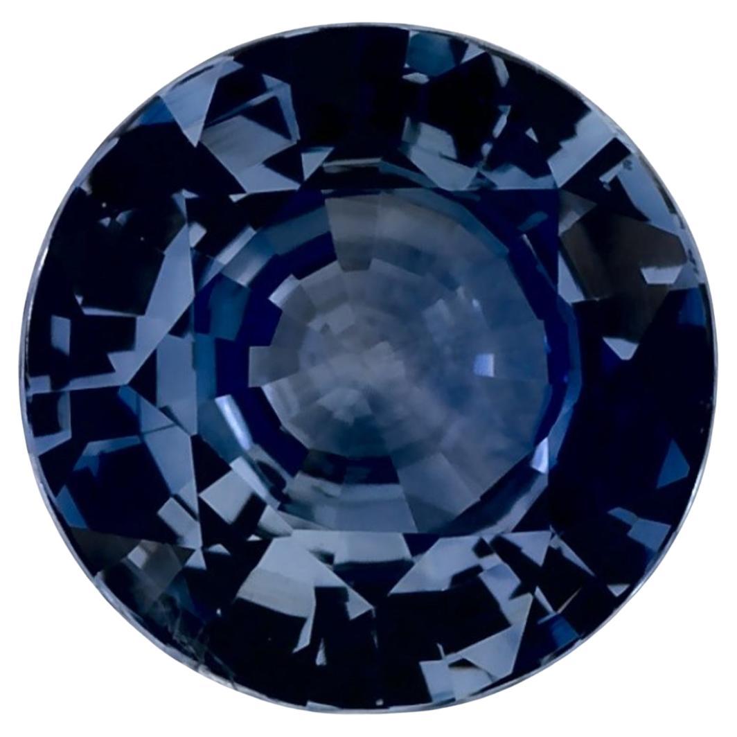 1.26 ct Zafiro Azul Redondo Gema Suelta