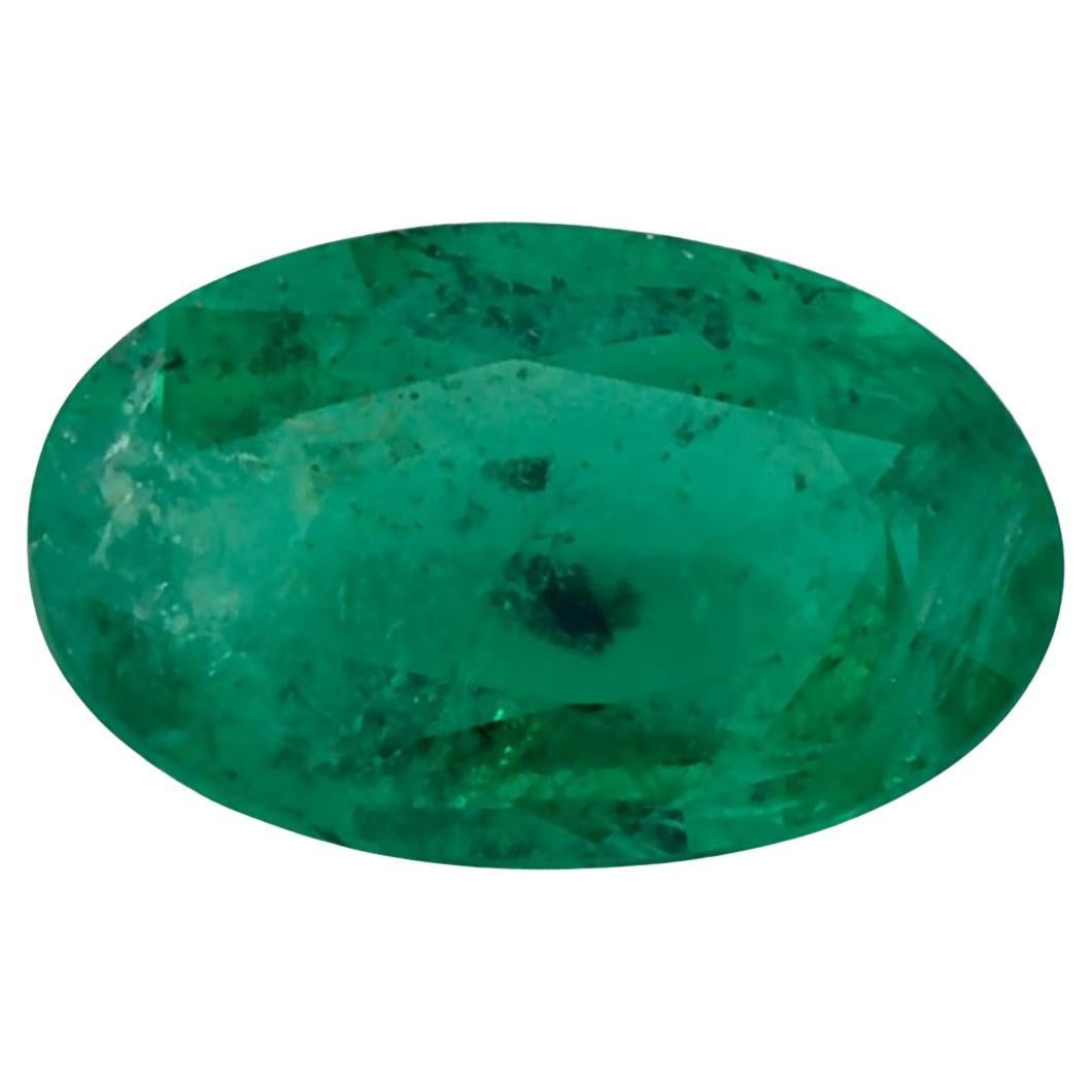 1.26 Ct Emerald Oval Loose Gemstone