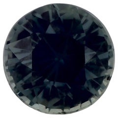 1.26 Karat Grüner Saphir Rund Lose Edelstein