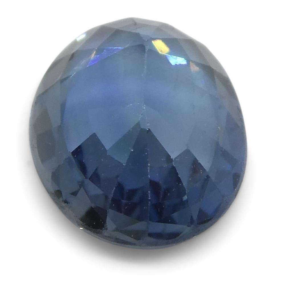 1.26 ct Oval Sapphire Kancha, Thailand In New Condition For Sale In Toronto, Ontario