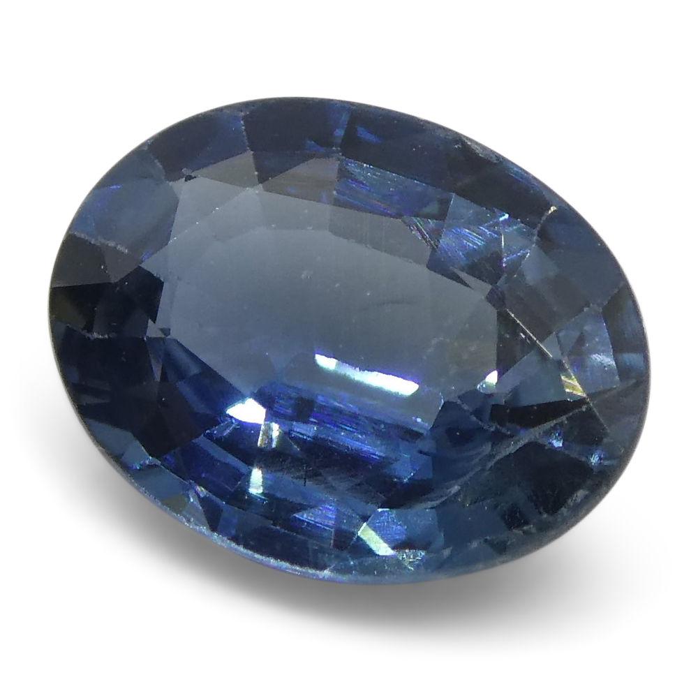 Women's or Men's 1.26 ct Oval Sapphire Kancha, Thailand For Sale