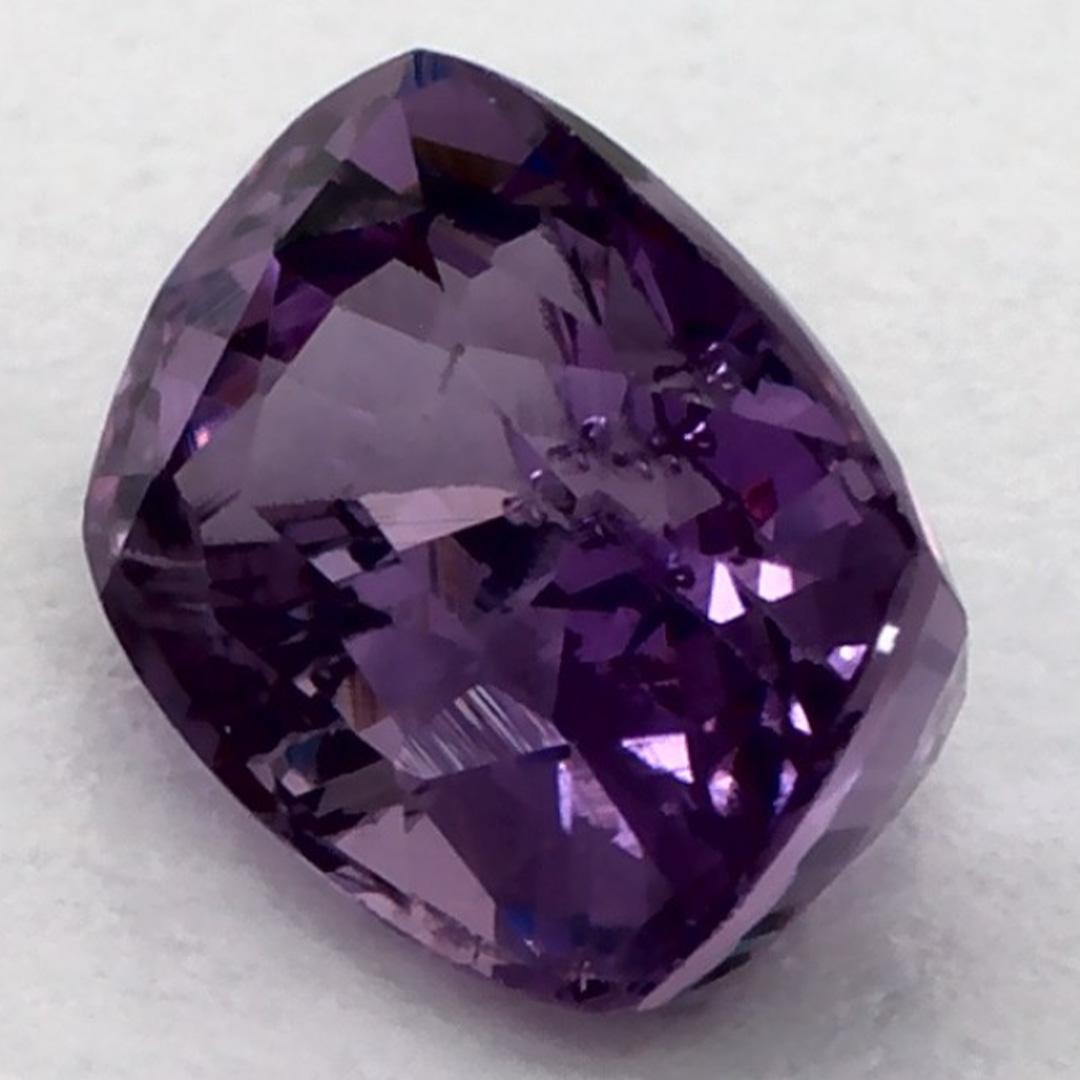 Donna 1.26 carati di zaffiro rosa a cuscino, gemma sciolta in vendita