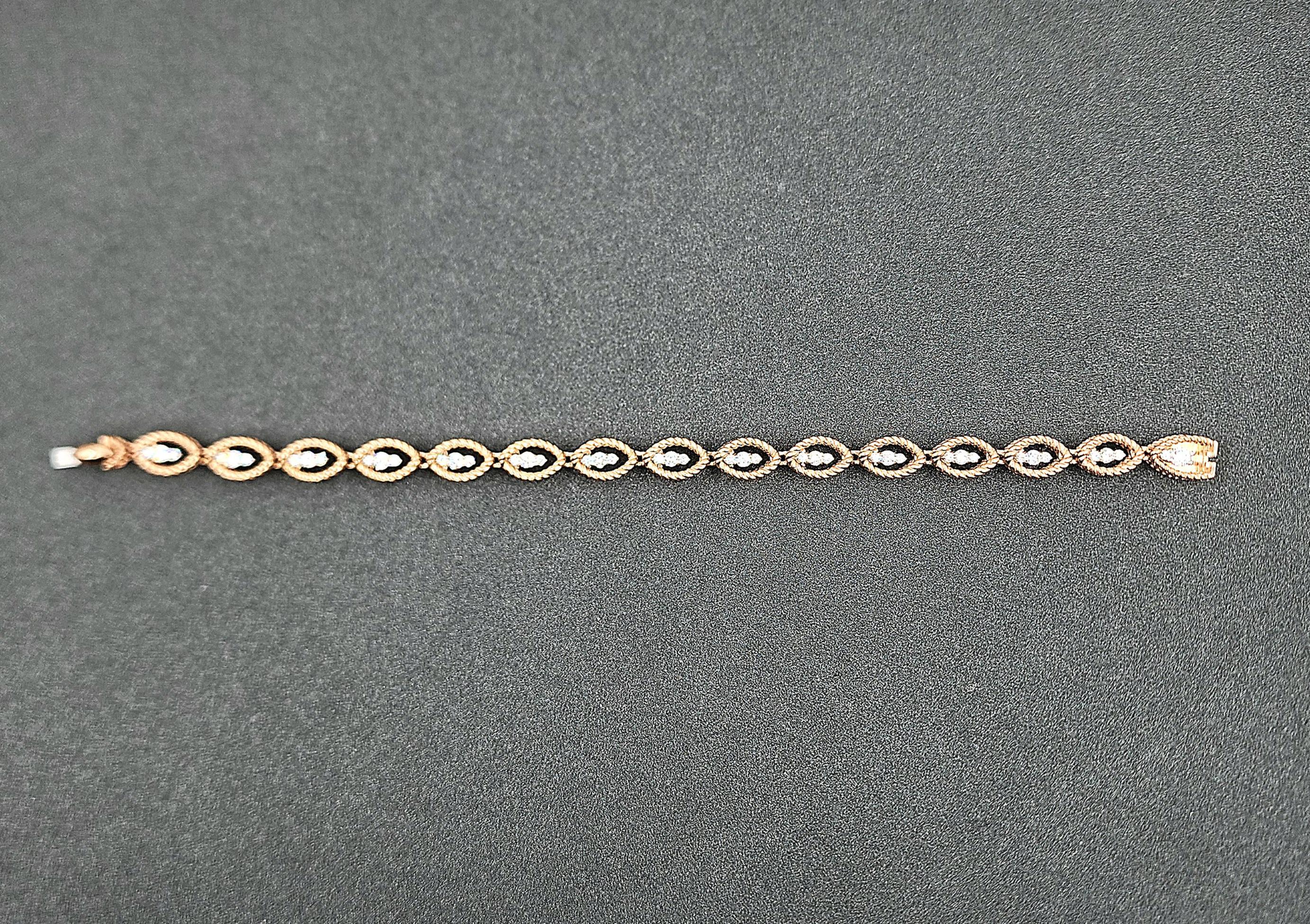 1.26 ct Roberto Coin New Barocco Bracelet 4