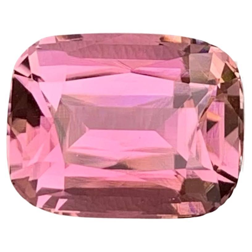 12.60 Carat Natural Loose Baby Pink Tourmaline Stone Cushion Cut Afghan Gemstone