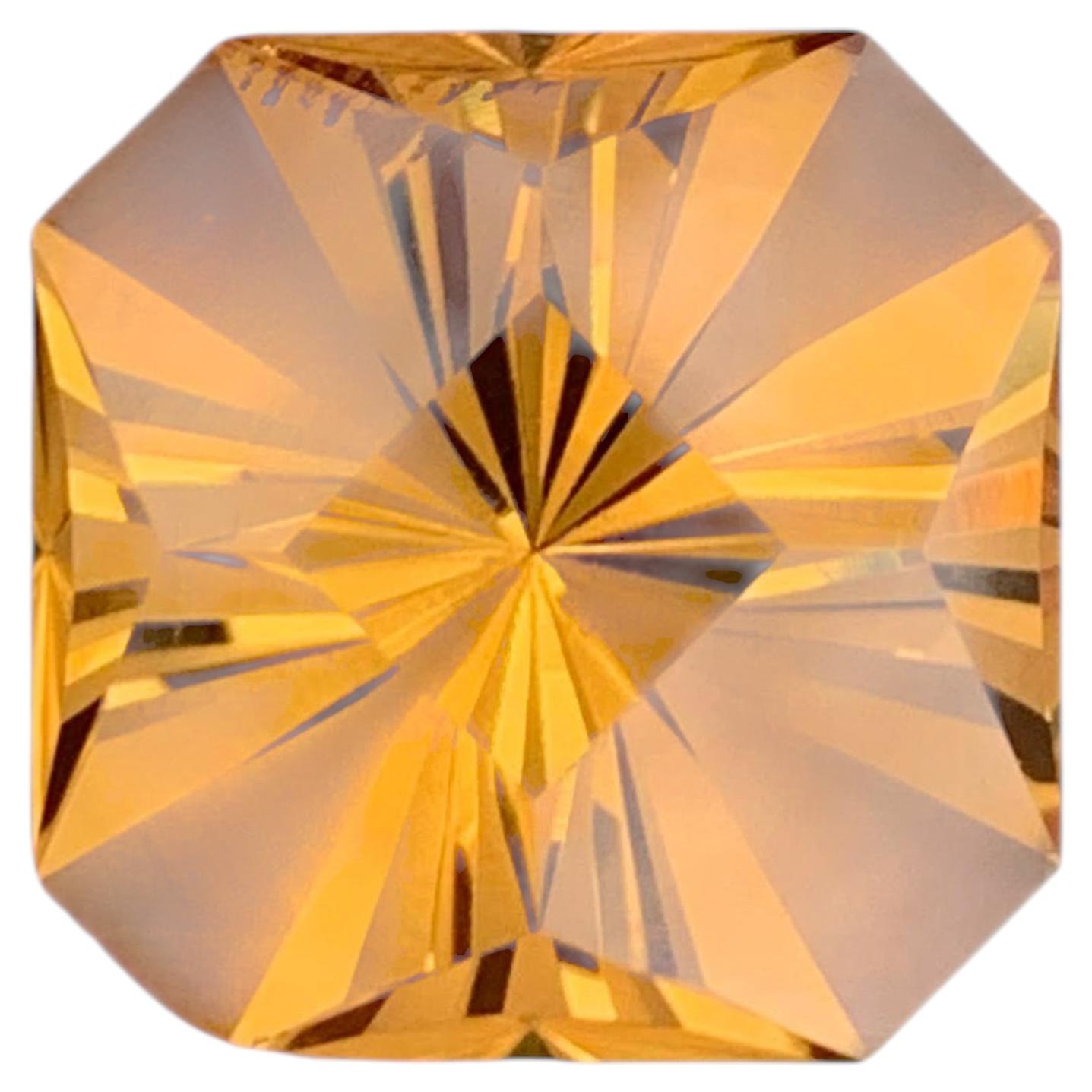 12.60 Carati Nature Sciolto Giallo Oro Citrino Taglio Fantasia Gemma Brasiliana in vendita