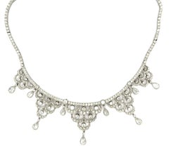 12.60 Carats Diamond Fringe Necklace