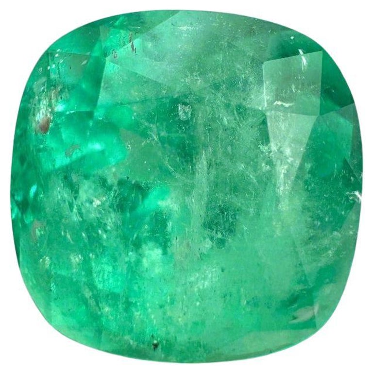 Émeraude Naturelle De Colombie - 7,66 Carats - Certifiée GIL - Forme Troïdia