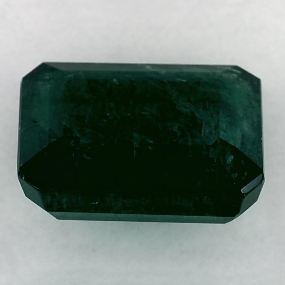 12.68 qt Esmeralda talla octágono Gema suelta en Nuevo estado para la venta en Fort Lee, NJ