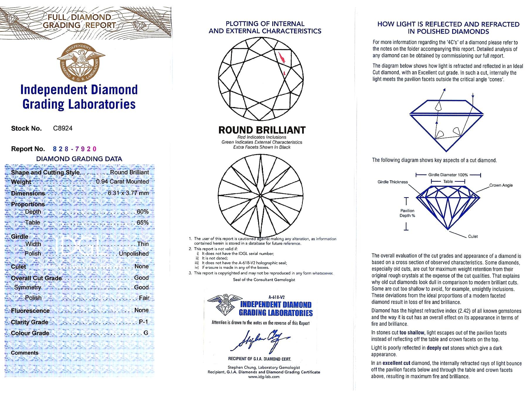 1,26 Karat Diamant und Gelbgold Hochzeits- und Verlobungsring-Set im Angebot 13