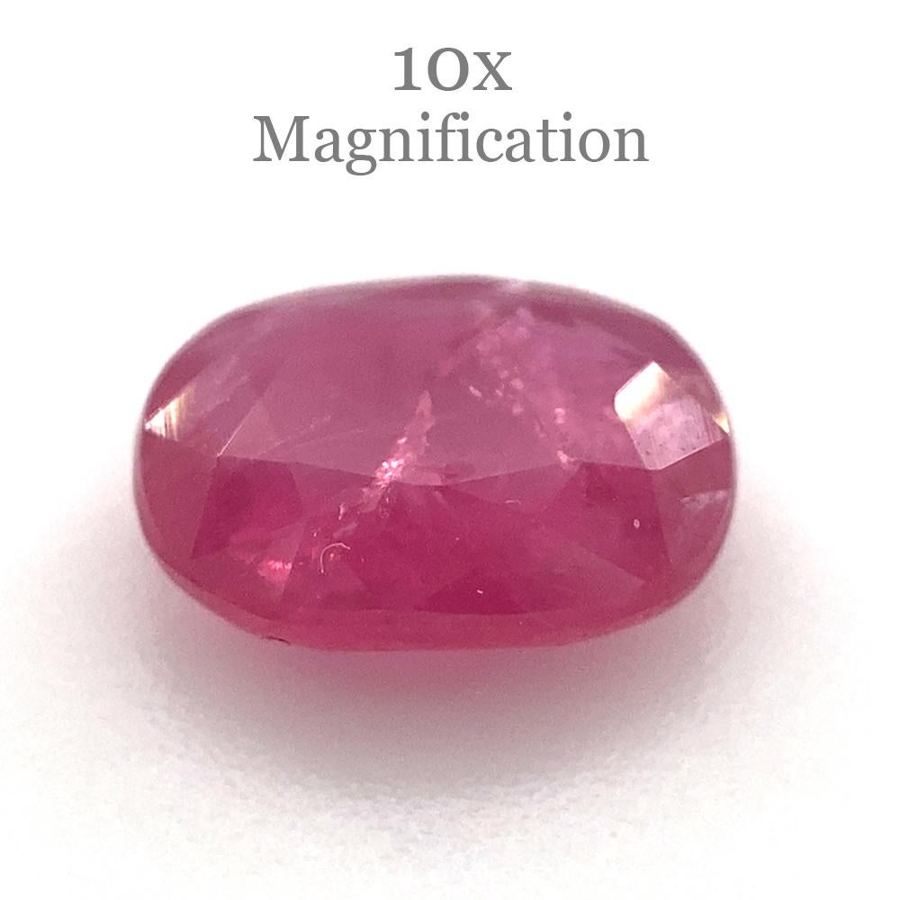 1.26ct Oval Red Ruby Unheated For Sale 1