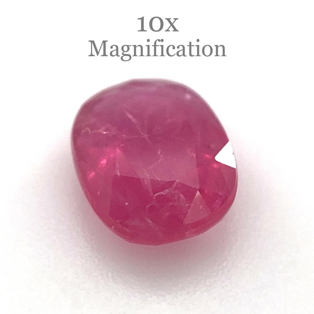 1.26ct Oval Red Ruby Unheated For Sale 2