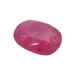 1.26ct Rubí Rojo Ovalado Sin Calentar