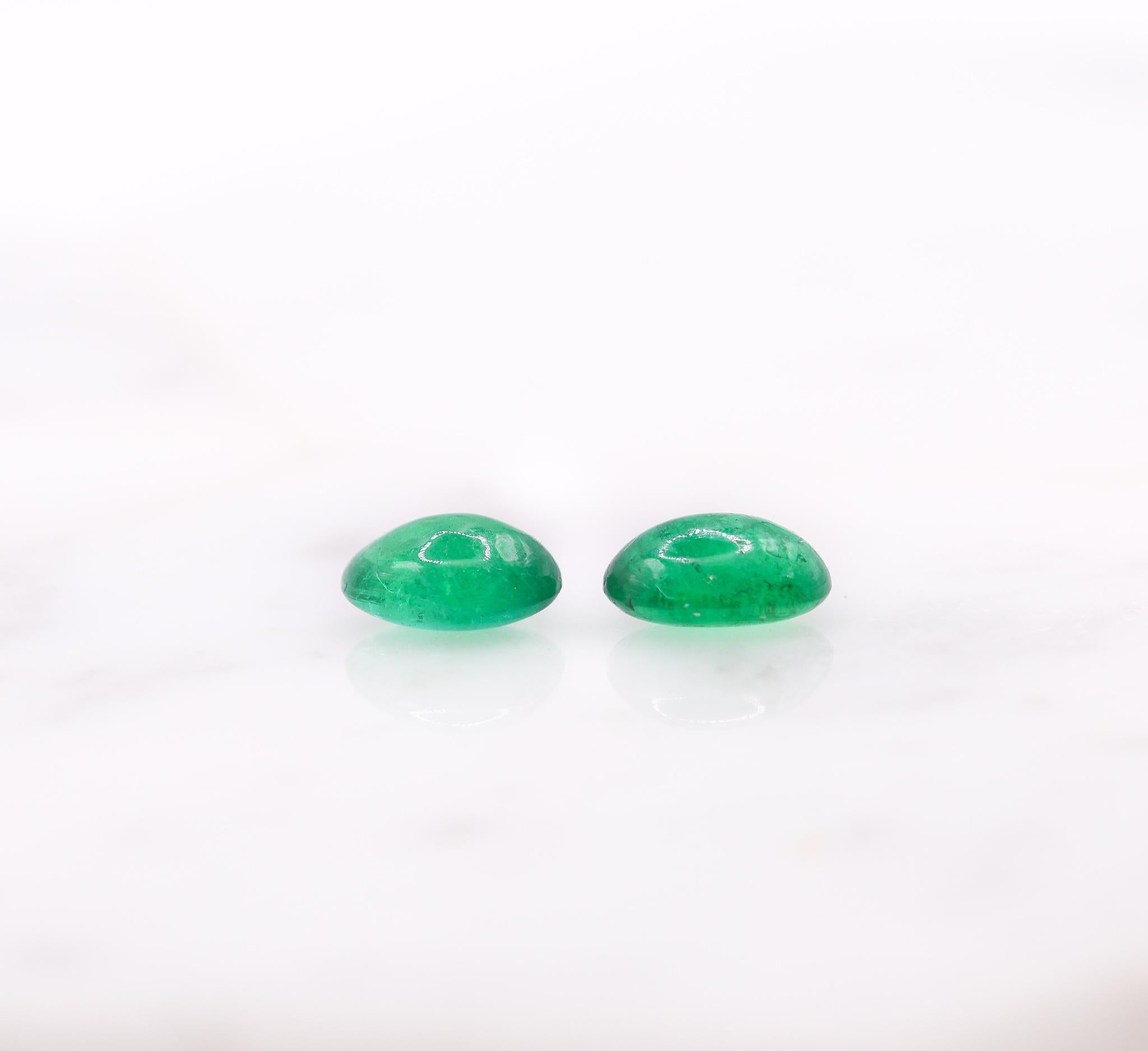1,26ct sambischer Smaragd Loser Edelstein Oval 8x6mm im Zustand „Neu“ im Angebot in Columbus, OH