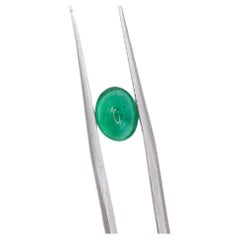 1.26ct Zambian Emerald Loose Gemstone Oval 8x6mm