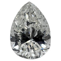 1,27 Carati GIA Certificato I1, Colore I, Diamante Naturale Taglio Brilliante Pera.