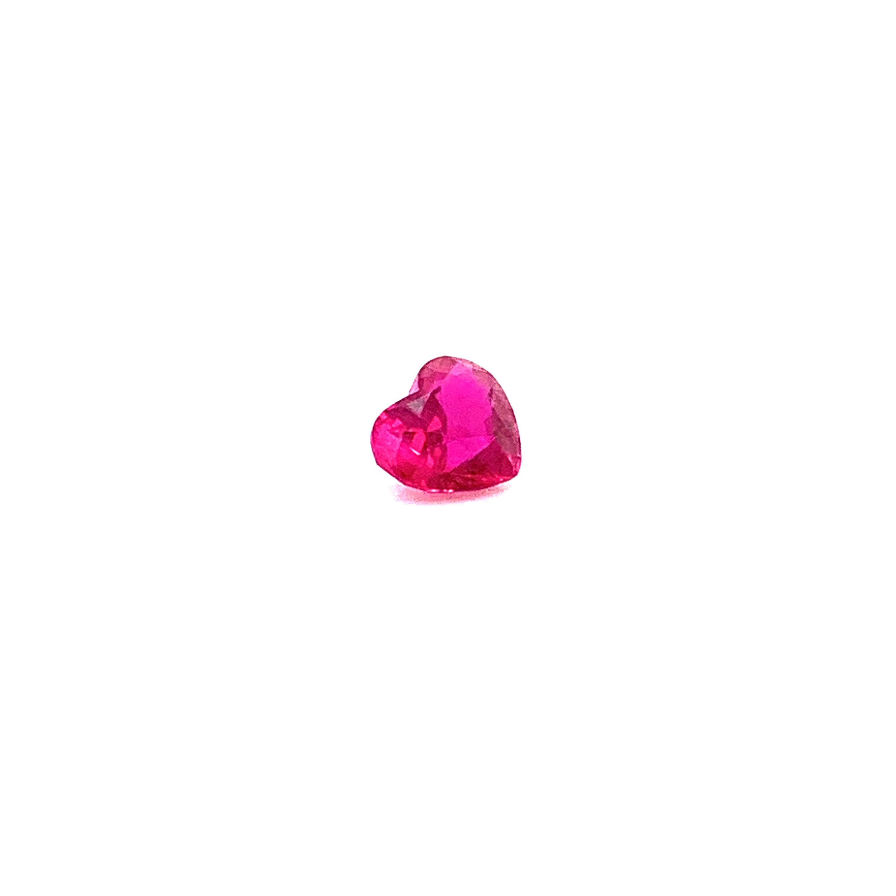 heart shaped gem drawing