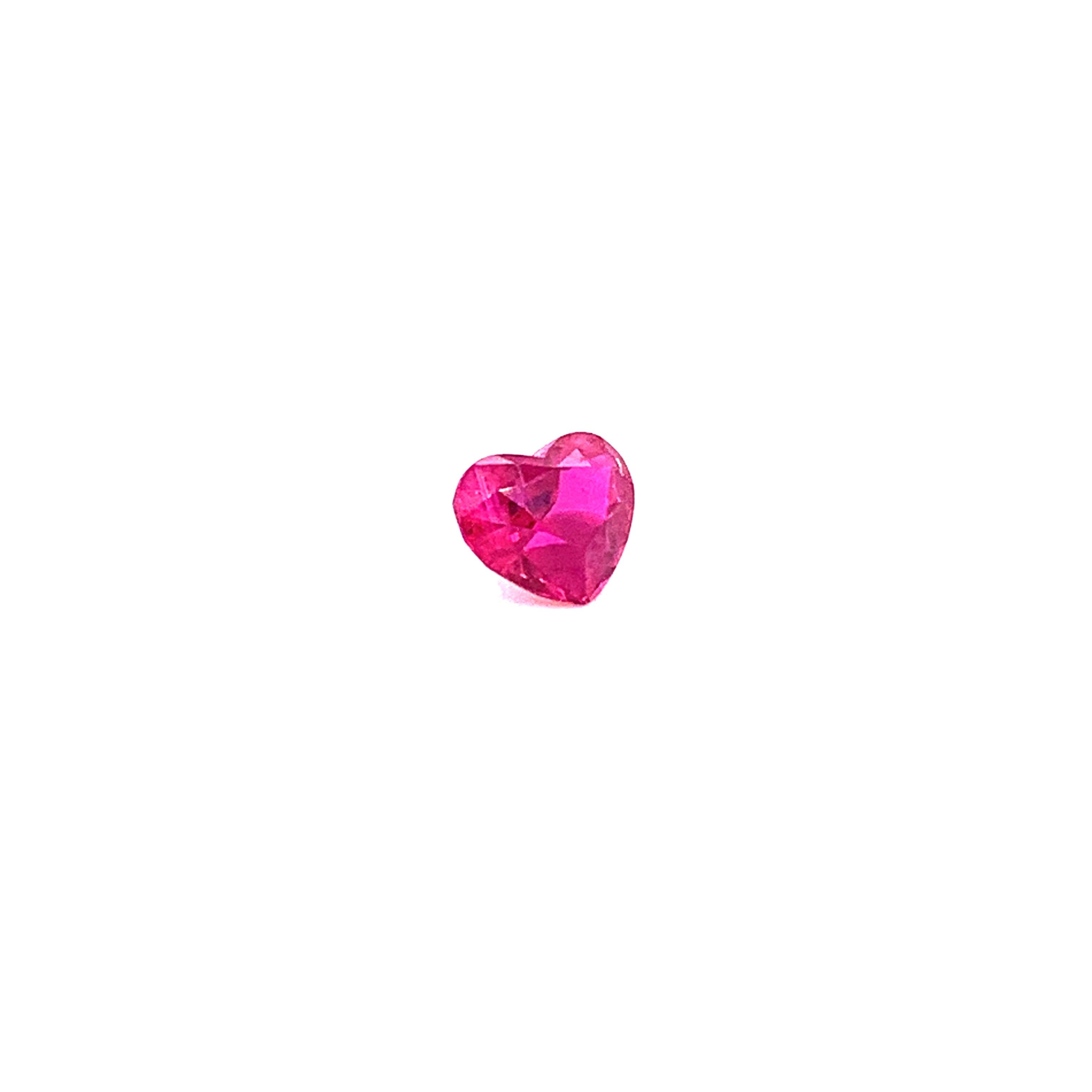 heart shaped ruby