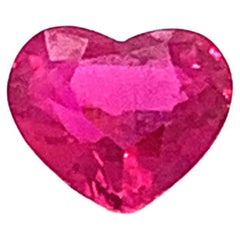 1.27 Carat Heart-Shaped Mozambique No Heat Ruby