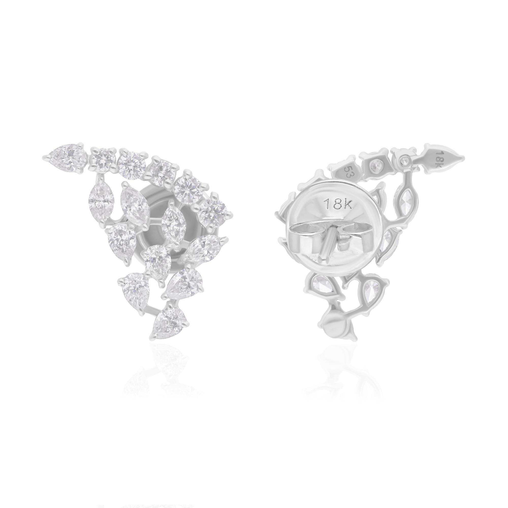 Realizzati in oro a 14 carati, questi squisiti orecchini sono impreziositi da 1,27 carati di diamanti scintillanti.

Segui la vetrina di Spectrum Jewels per vedere le ultime collezioni e i pezzi esclusivi. Spectrum Jewels è orgoglioso di essere