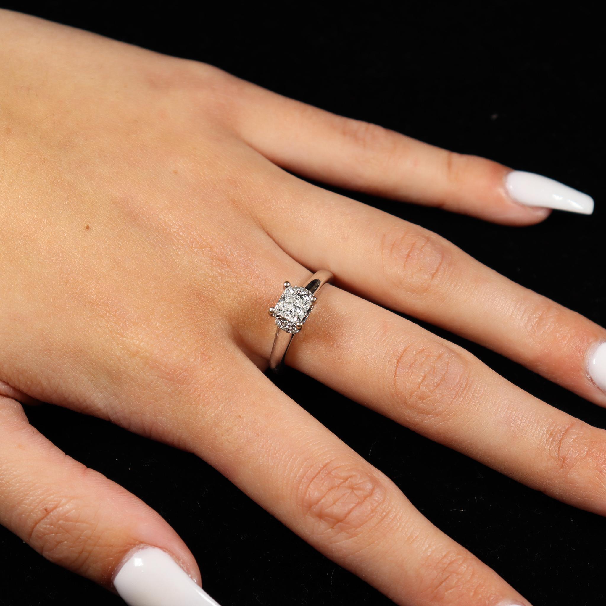 Anello nuziale con diamante e zaffiro da 1,27 carati firmato Vera Wang 2