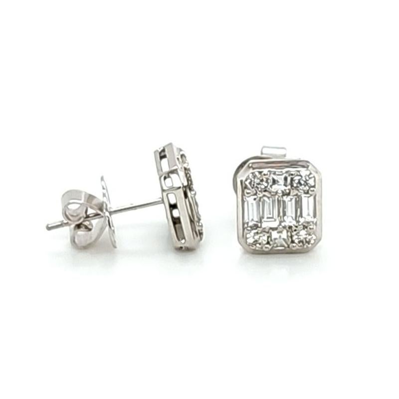 20 Diamantes Blancos: 1,27 Quilates
Metal: Oro blanco de 18 quilates, 3,17 gramos
