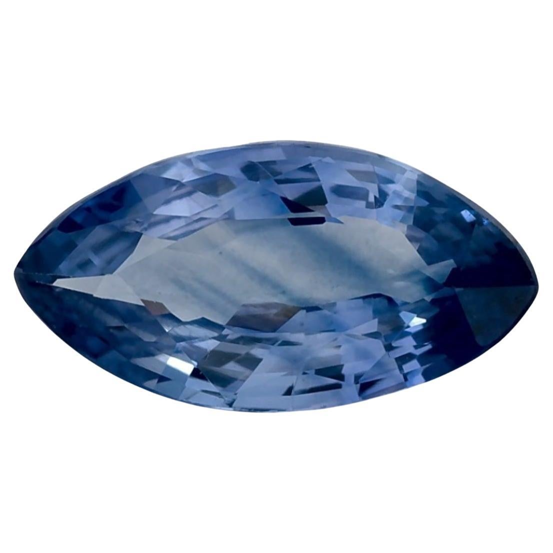 1.27 Ct Blue Sapphire Marquise Loose Gemstone