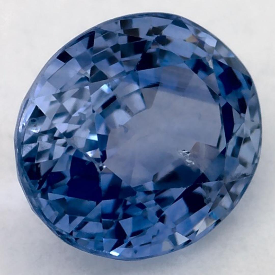 1.27 carati di zaffiro blu ovale sfuso In condizioni Nuovo in vendita a Fort Lee, NJ