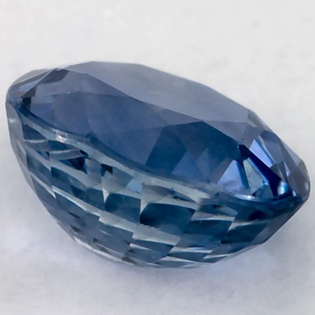 1.27 carati di zaffiro blu ovale sfuso in vendita 1