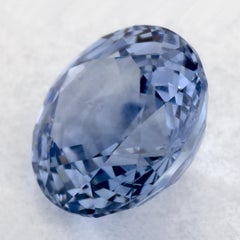 1.27 Ct Blue Sapphire Round Loose Gemstone