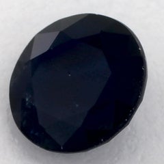 1.27 ct Zafiro Azul Redondo Gema Suelta