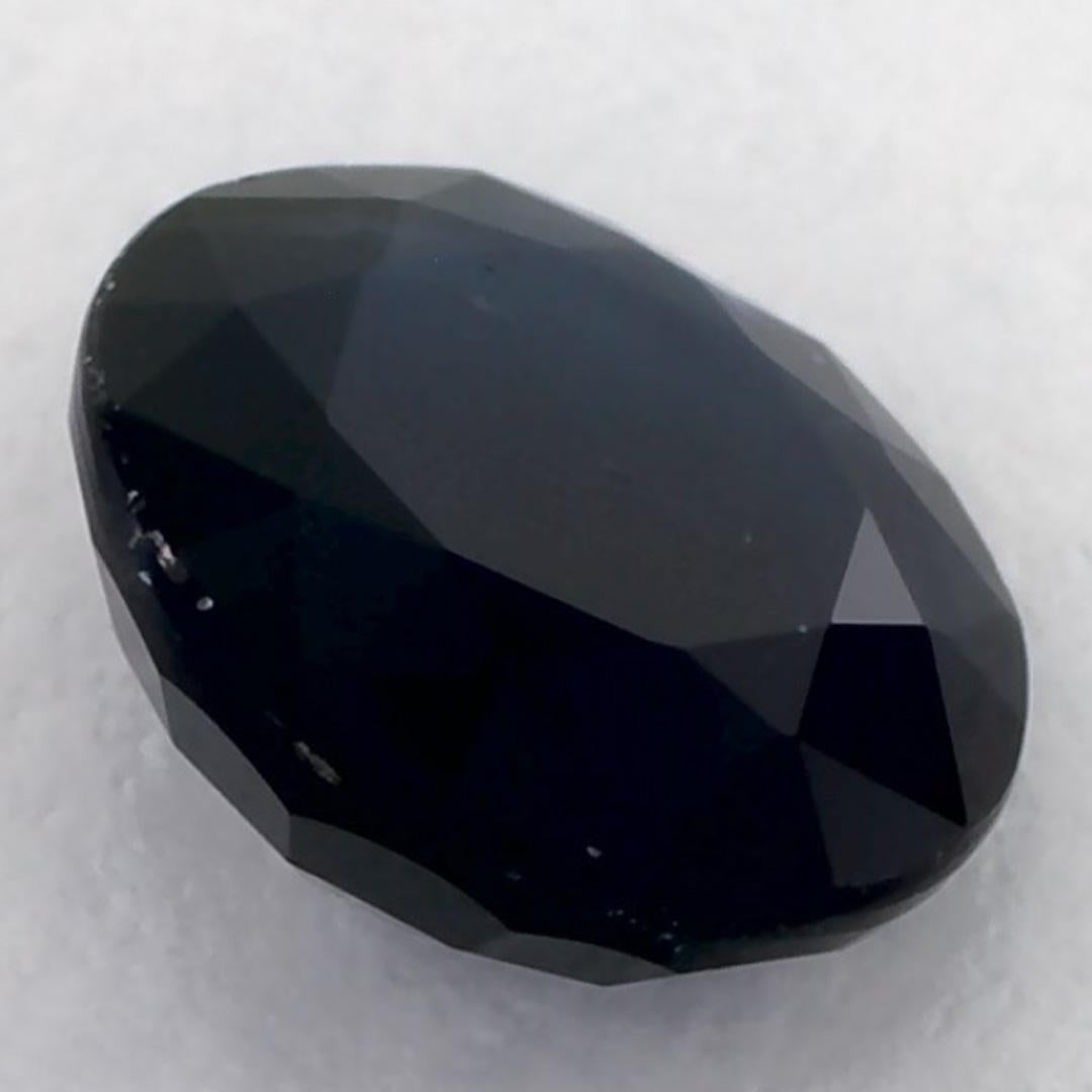 1.27 ct Zafiro Azul Redondo Gema Suelta en venta 1