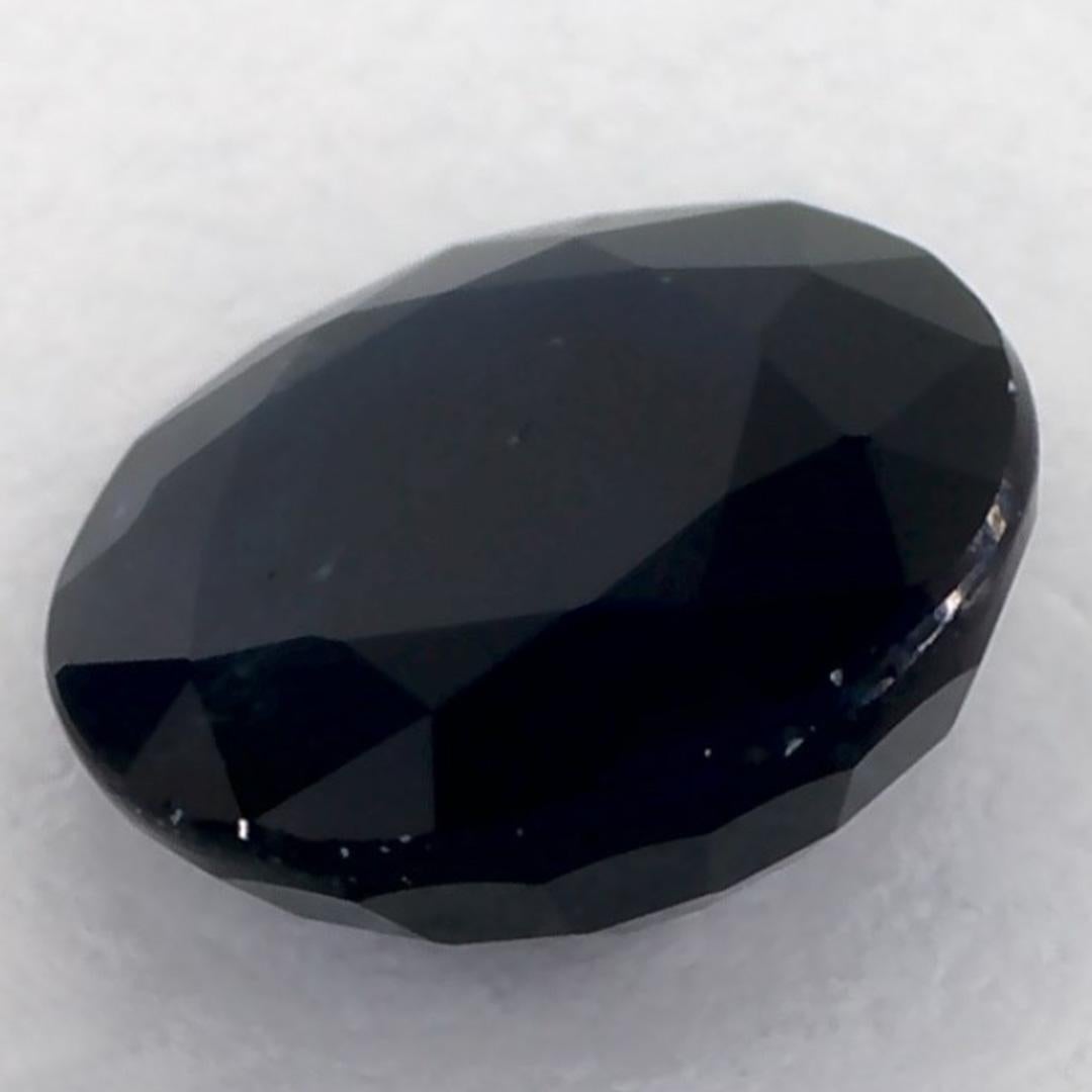 1.27 ct Zafiro Azul Redondo Gema Suelta en venta 2