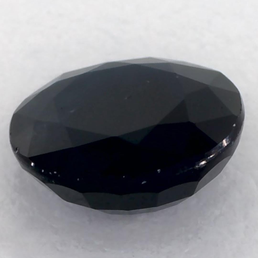 1.27 ct Zafiro Azul Redondo Gema Suelta en venta 3
