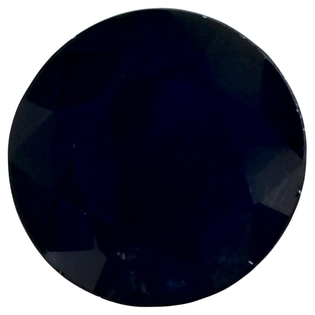 1.27 ct Zafiro Azul Redondo Gema Suelta