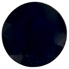 1.27 ct Zafiro Azul Redondo Gema Suelta
