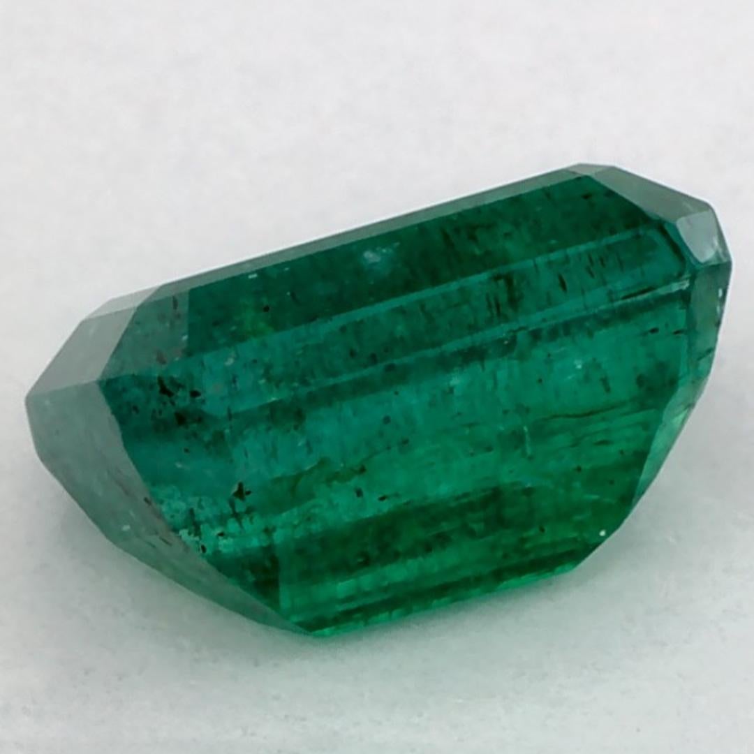 1.27 Ct Emerald Octagon Loose Gemstone In New Condition For Sale In Fort Lee, NJ