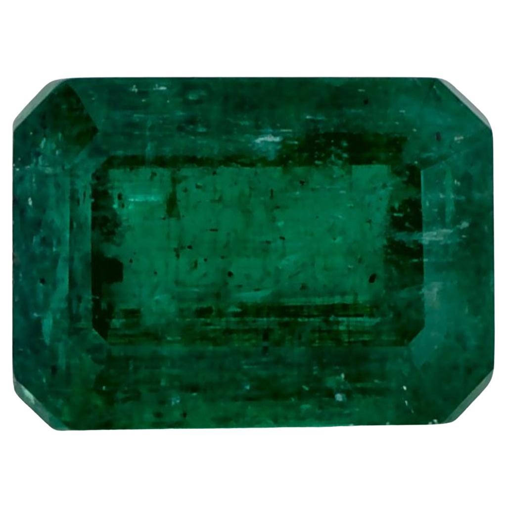 1.27 Ct Emerald Octagon Loose Gemstone For Sale