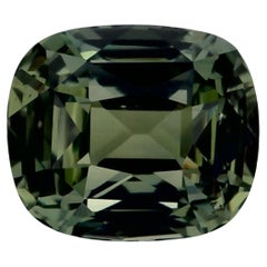 1.27 Ct Green Sapphire Cushion Loose Gemstone