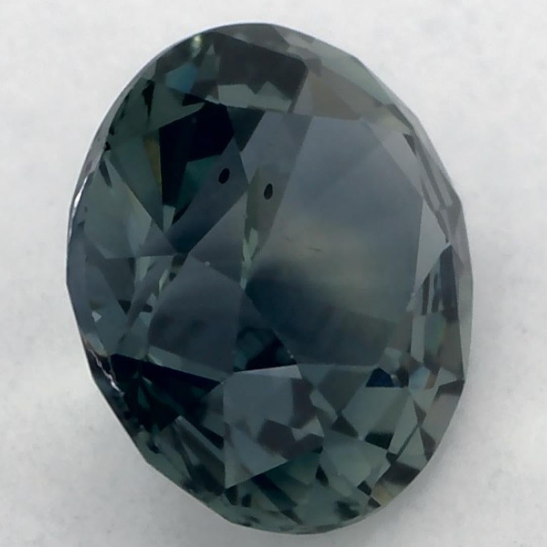 1.27 Karat Grüner Saphir Oval Loser Edelstein Damen im Angebot