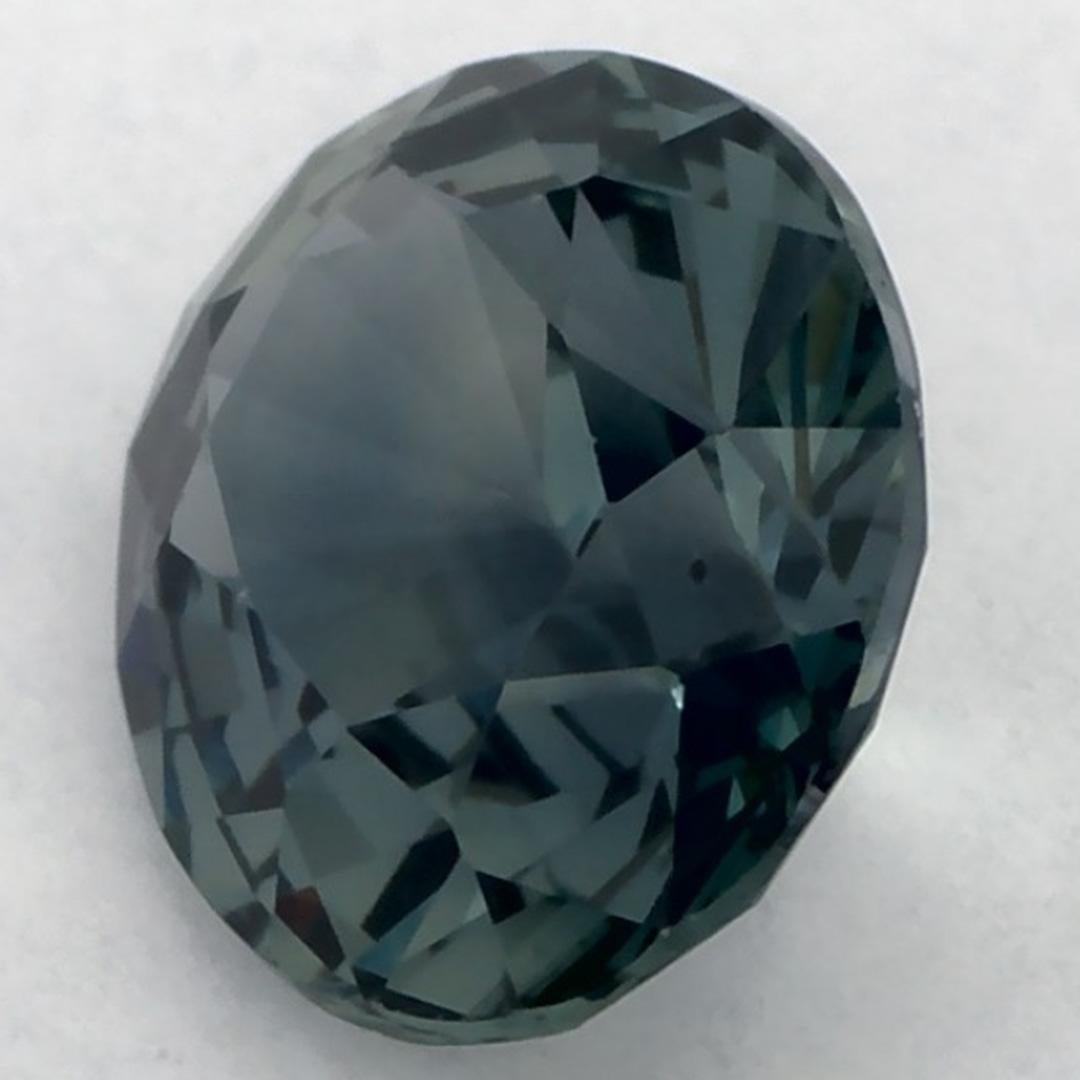 1.27 Karat Grüner Saphir Oval Loser Edelstein im Angebot 2