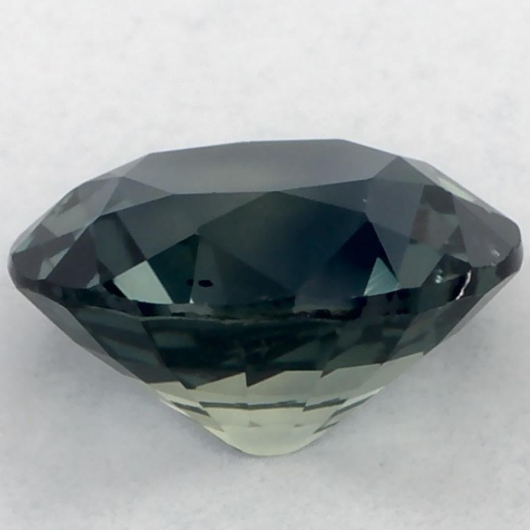 1.27 Karat Grüner Saphir Oval Loser Edelstein im Angebot 3