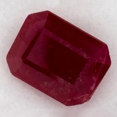 1.27 Ct Ruby Octagon Cut Loose Gemstone