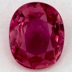 1.27 Ct Ruby Oval Loose Gemstone